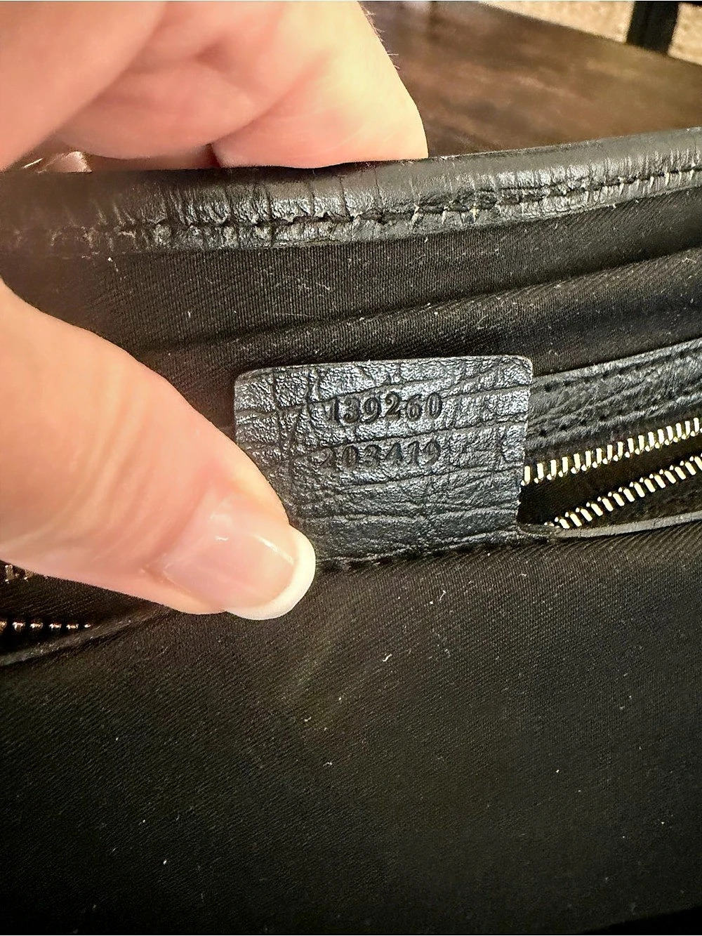 Gucci GG Canvas Web Stripe Tote Bag in Black & Green - Picture 4 of 4